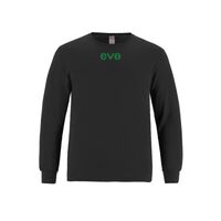 Adult RING SPUN Combed Cotton Long Sleeve Crewneck T-Shirt Thumbnail